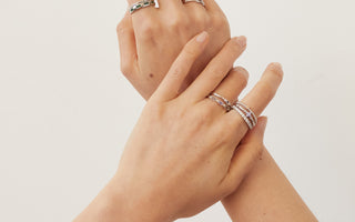 3 Ways to stack your new silver rings